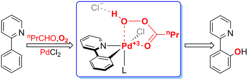 A Nascent Palladium(III)-Peracid Intermediate Makes a Difference